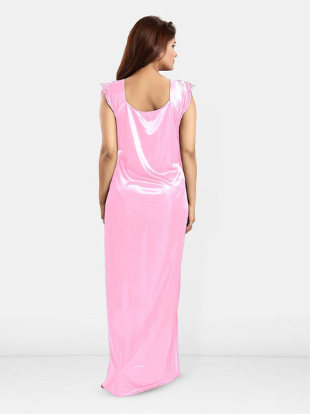Be You Square Neck Sleeveless Satin Maxi Nightdress