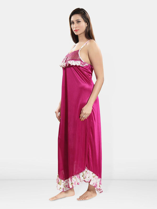 Be You Satin Maxi Nightdress