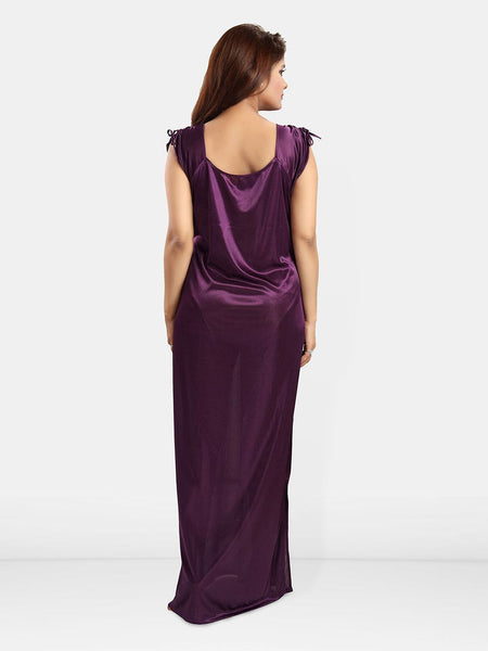 Be You Women Satin Maxi Nightdress