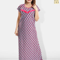Be You Printed Maternity Maxi Nightdress