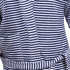 Striped Terry Cotton Bath Robe / Bath Gown for WOMEN