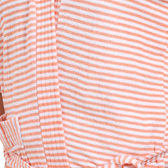 Striped Terry Cotton Bath Robe / Bath Gown for WOMEN