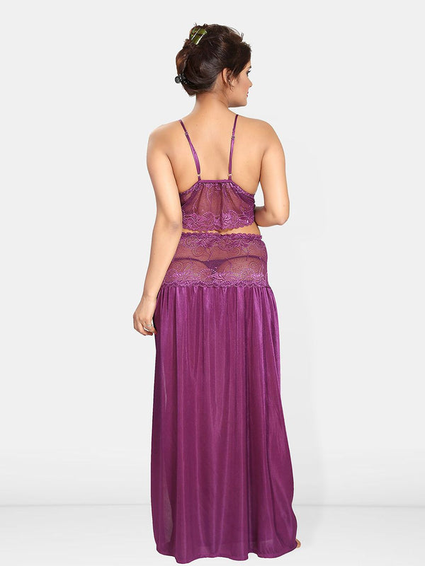 Be You Women Shoulder Straps Maxi Nightdress