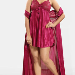 Be You Halter Neck Nightdress With Robe
