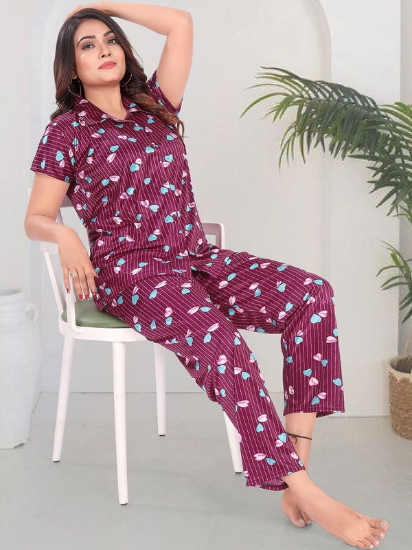 Be You Women Printed Night suit