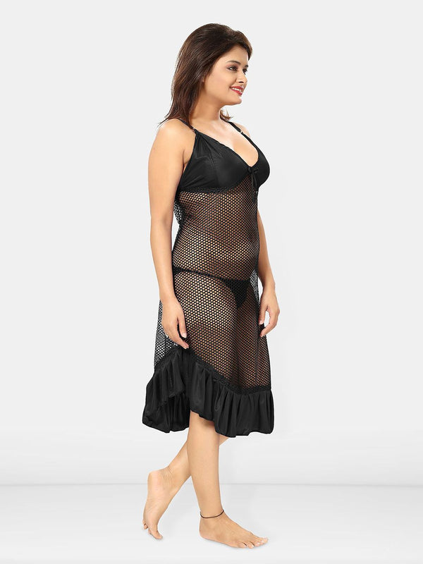 Be You V-Neck Maxi Wrap Nightdress