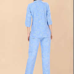 Be You Embroidered Top With Trousers Co-Ords
