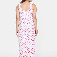 Be You Printed Pure Cotton Maxi Nightdress