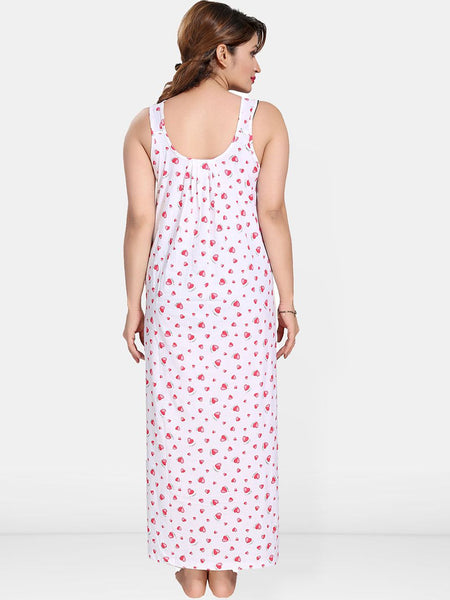 Be You Printed Pure Cotton Maxi Nightdress