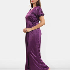 Be You Satin Maxi Nightdress with Robe