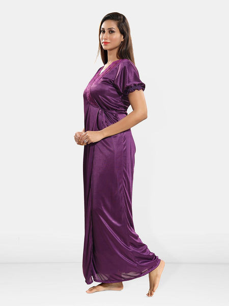 Be You Satin Maxi Nightdress with Robe