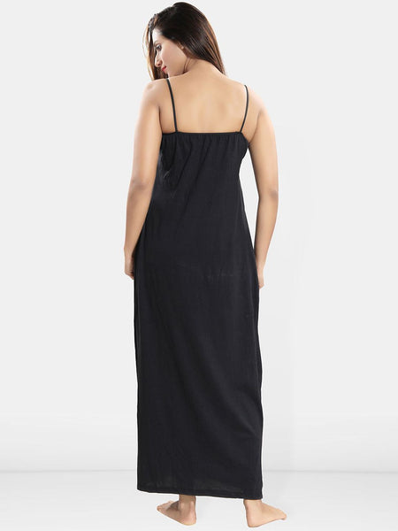 Be You Sleeveless Cotton Maxi Nightdress