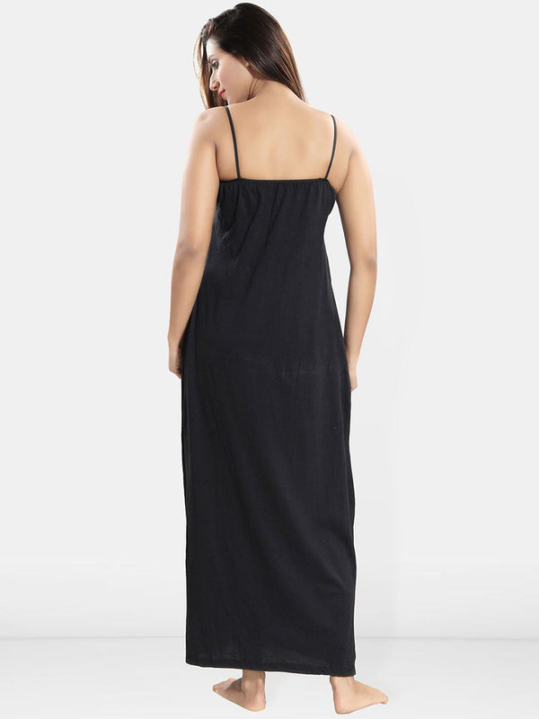 Be You Sleeveless Cotton Maxi Nightdress