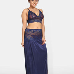Be You Women Shoulder Straps Maxi Sweat Nightdress