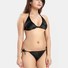 Be You Women Solid Satin Nightwear Set