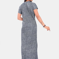 Be You Printed Satin Maxi Nightdress