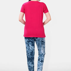 Be You Women Printed Maternity Night suit