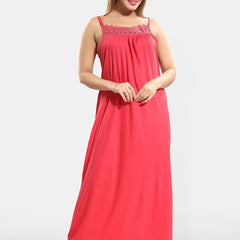 Be You Lace Cotton Maxi Nightdress