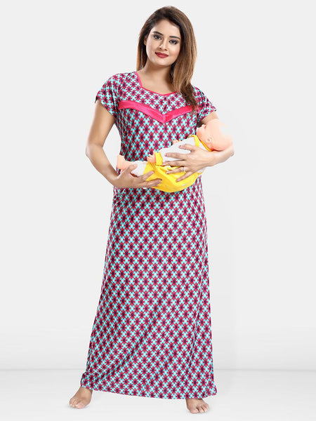 Be You Printed Maxi Nightdress