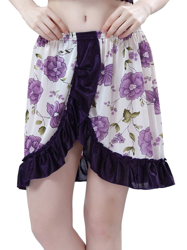 Be You Printed Maxi Nightdress With Lingerie Set
