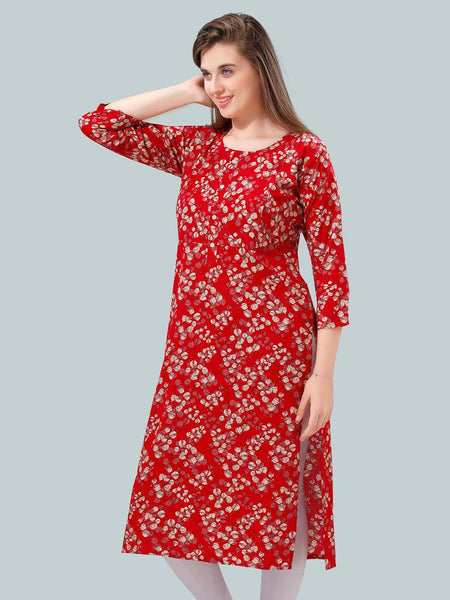 Be You Women Floral Printed Maternity Kurta