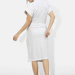 Be You Women Cotton Anti-bacterial Super Soft Bath Robe With Belt