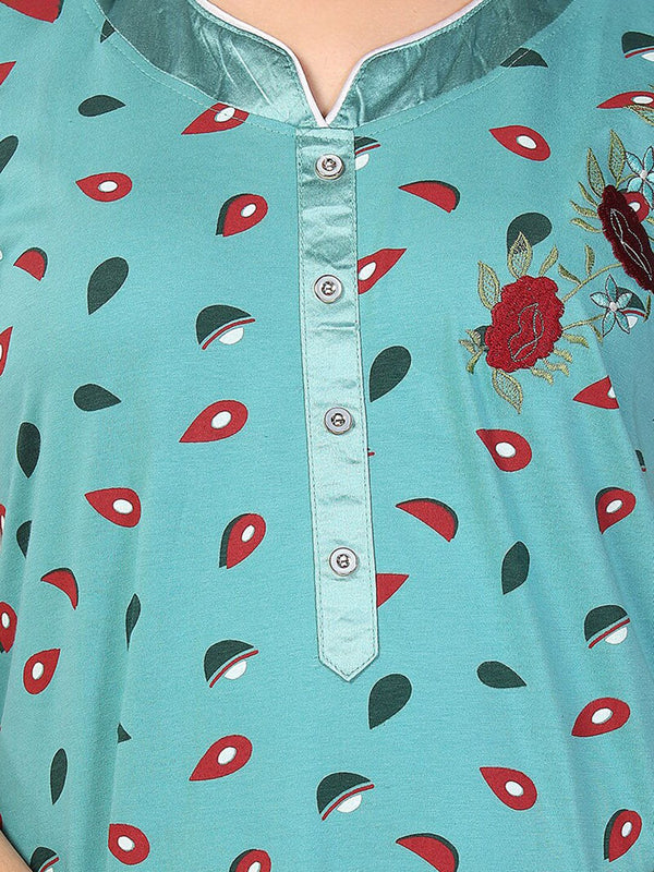 Be You Printed Maxi Nightdress