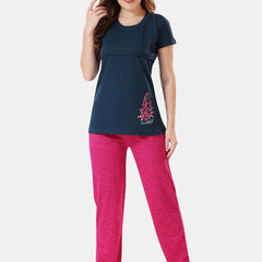 Be You Printed Maternity Night Suit
