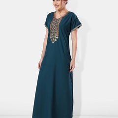 Be You Embroidered Maxi Nightdress