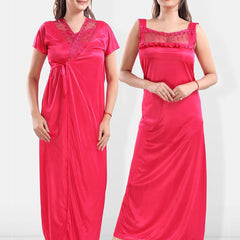 Be You Satin Maxi Nightdress With Robe