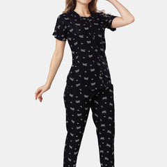 Be You Abstract Printed Night Suit