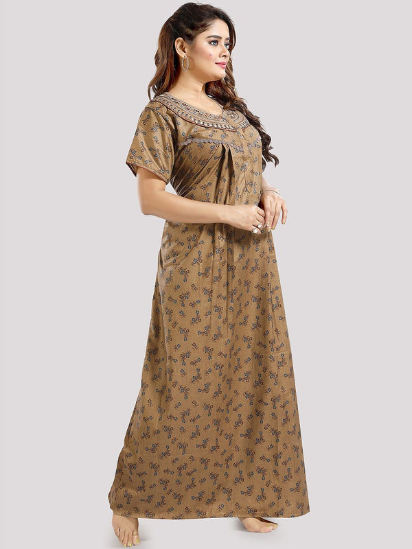 Be You Floral Printed Maxi Nightdress