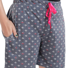 Be You Women Floral Printed Lounge Shorts