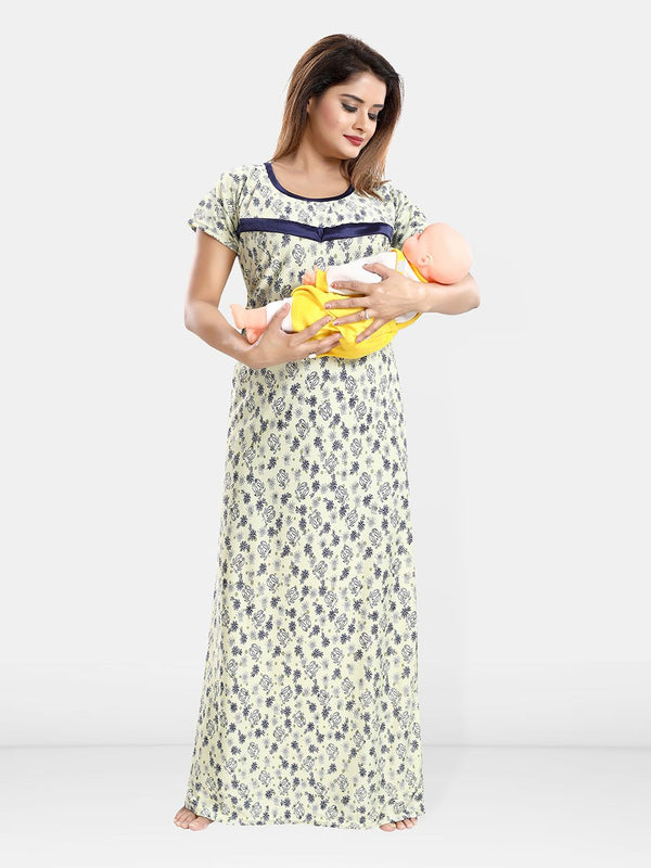 Be You Women Pack Of 2 Printed Maxi Nightdress