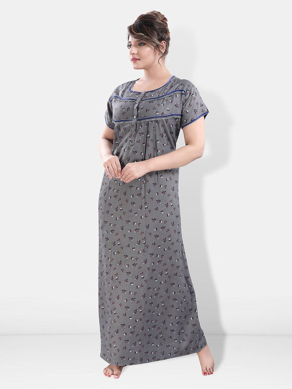 Be You Floral Printed Maxi Nightdress