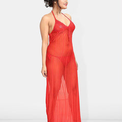 Be You Net Halter Neck Baby Doll with Briefs