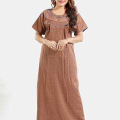 Be You Floral Printed Maternity Maxi Nightdress