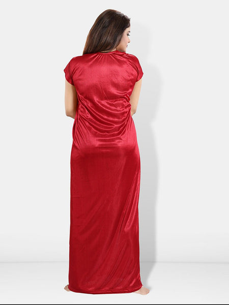 Be You 6 Pieces Satin Nightwear Set