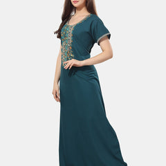 Be You Embroidered Maxi Nightdress