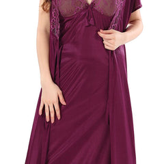 Be You Satin Maxi Nightdress With Robe