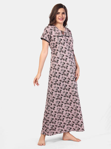 Be You Printed Maxi Nightdress