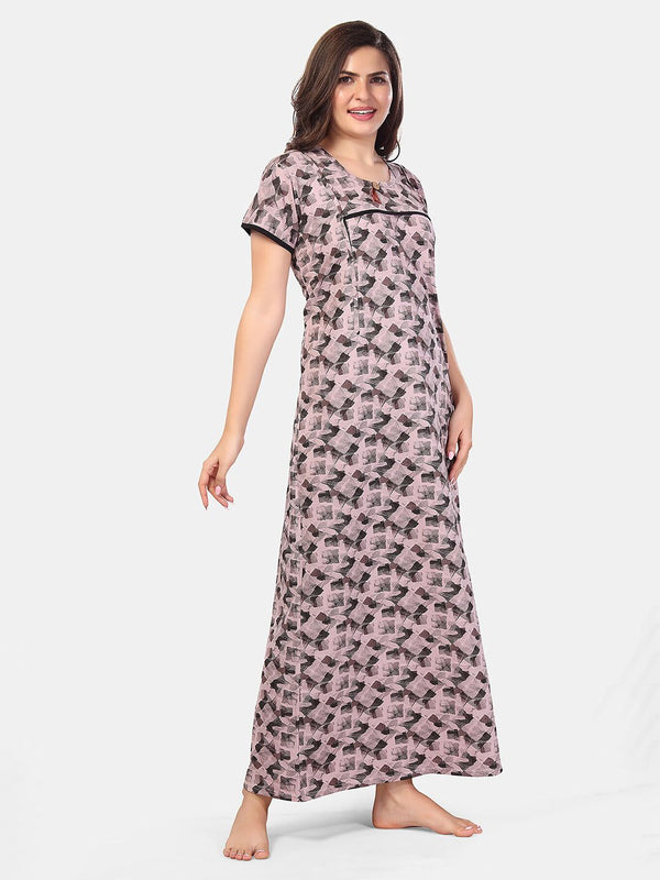 Be You Printed Maxi Nightdress