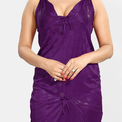 Be You Self Design Shoulder Straps Satin Baby Doll