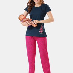 Be You Printed Maternity Night Suit