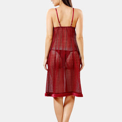 Be You Self Design Nightdress With Robe