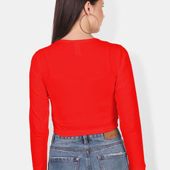 Be You Twisted Cotton Crop Top