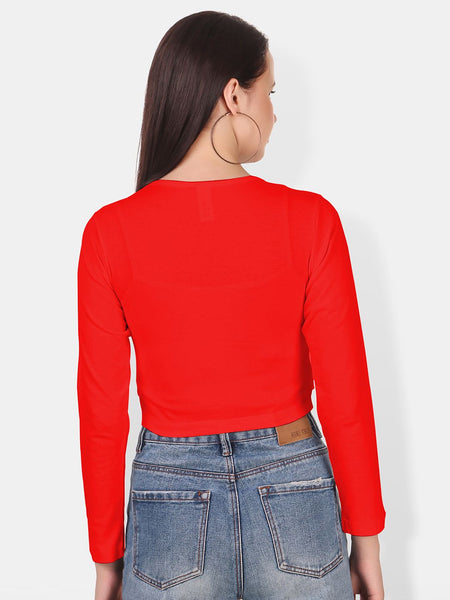 Be You Twisted Cotton Crop Top