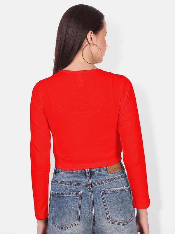 Be You Twisted Cotton Crop Top