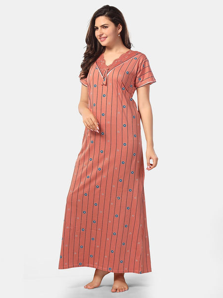 Be You Printed Maxi Nightdress