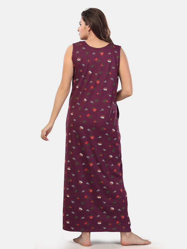 Be You Printed Maxi Nightdress